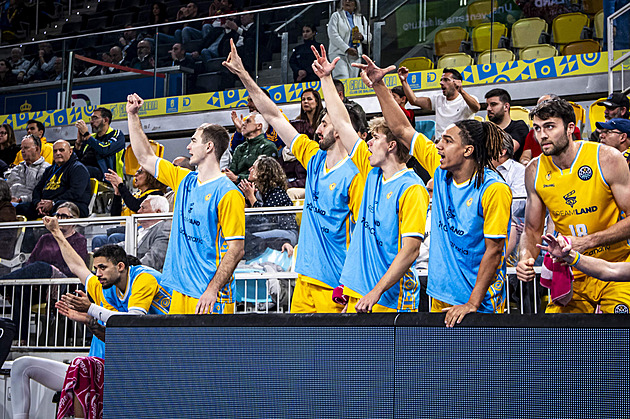 Nymburk ve čtvrtfinále Ligy mistrů. Postup přinesla vítězná koncovka s Gran Canarií