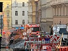 Po�ár plynu v pra�ských Hole�ovicích. (10. b�ezna 2026)