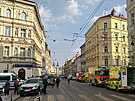 Po�ár plynu v pra�ských Hole�ovicích (10. b�ezna 2026)