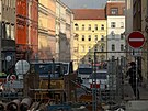Po�ár plynu v pra�ských Hole�ovicích. (10. b�ezna 2026)