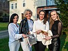 P�edstavení knihy Kucha�ské um�ní první dámy Zlína Recepty Marie Ba�ové. Na...