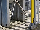 Stav m�stského stadionu v Srbské ulici v Brn� v b�eznu 2026