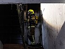 V centrální �ásti Izraele vypukl po�ár obytného domu po íránském raketovém...