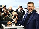 Franck Allisio, kandidát na post starosty Marseille za stranu Národní sdru�ení...