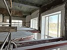 Stropy po sanaci. Havarijní stav stropních konstrukcí zp�sobil n�kolikam�sí�ní...
