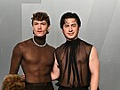 Connor Storrie a Hudson Williams na Vanity Fair Oscar Party v Los Angeles (15....