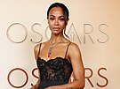 Zoe Saldana na Oscarech v Los Angeles (15. b�ezna 2026)