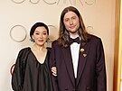 Serena McKinney a Ludwig Göransson na Oscarech v Los Angeles (15. b�ezna 2026)