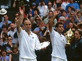 Andre Agassi a Pete Sampras, finále Wimbledonu 1999