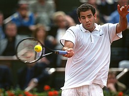 Pete Sampras na snímku z 90. let
