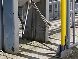 Stav m�stského stadionu v Srbské ulici v Brn� v b�eznu 2026