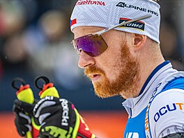 Vít�zslav Hornig na startu sprintu v Otepää