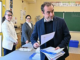 Francouzský premiér Sébastien Lecornu (15. b�ezna 2026)