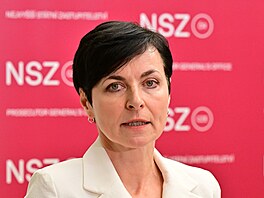Nejvy��í státní zástupkyn� Lenka Bradá�ová na mimo�ádném tiskovém briefingu...