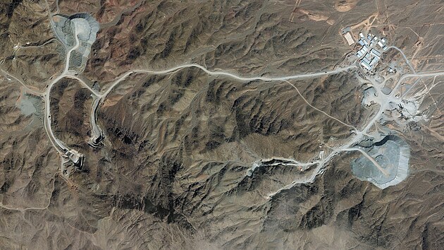 Opev�ov�n� jadern�ho are�lu v �r�nsk�m Natanzu na sn�mku z 10. �nora 2026