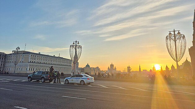 Protidronov� jednotky v Moskv� (16. b�ezna 2026)