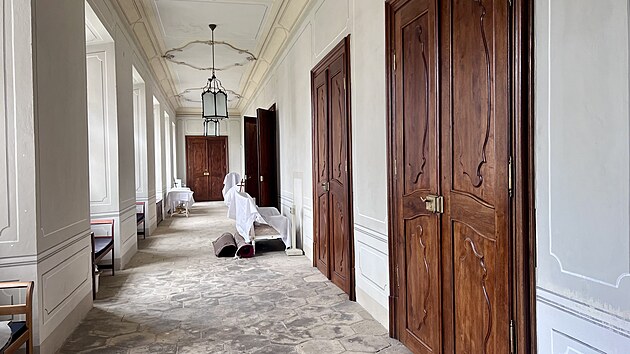 Interi�r z�mku Stekn�k nedaleko �atce (b�ezen 2026)