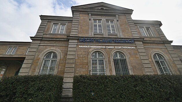 Hlavn� vlakov� n�dra�� v d���nsk� ��sti Podmokly. (b�ezen 2026)