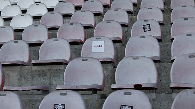 Stav m�stsk�ho stadionu v Srbsk� ulici v Brn� v b�eznu 2026