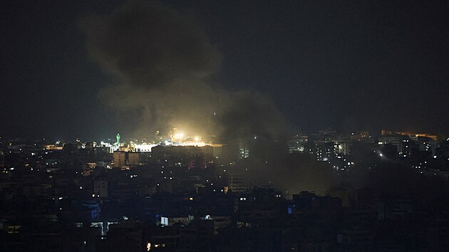 Izraelsk� �dery na libanonsk� Bejr�t a tamn� hnut� Hizball�h (13. b�ezna 2026)