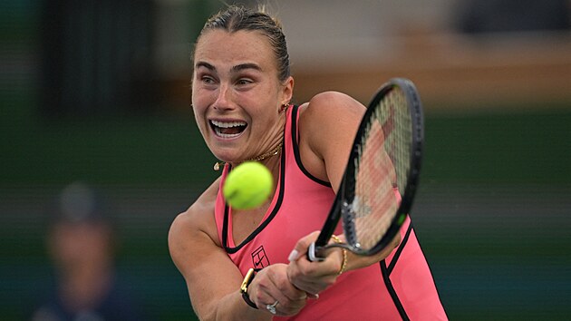 Aryna Sabalenkov� v semifin�le Indian Wells.