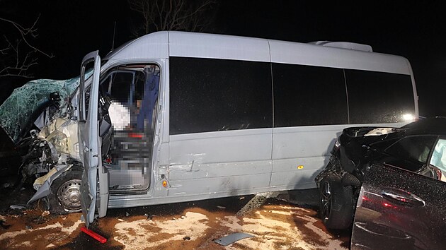 Nehoda se stala v pond�l� p�ed p�l sedmou ve�er na silnici I/9 nedaleko Sosnov� u �esk� L�py.