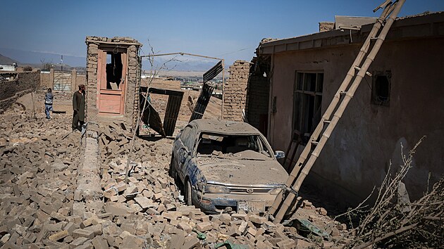 P�kist�n uskute�nil vzdu�n� �dery v K�bulu. (13. b�ezna 2026)