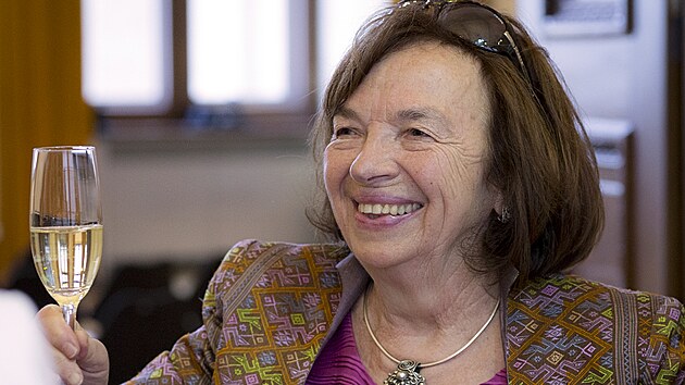 Livia Klausov� na setk�n� d�rc� v Praze