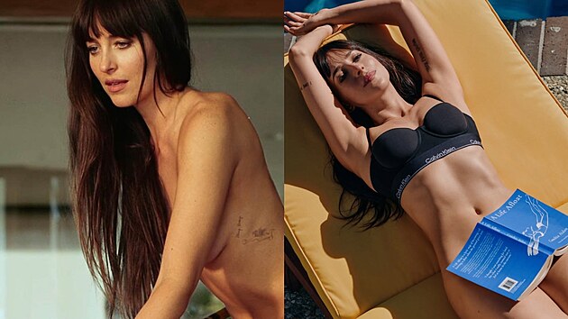 Dakota Johnsonov� jako hv�zda reklamn� kampan� zna�ky Calvin Klein (b�ezen 2026)