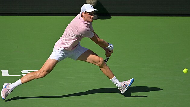 Jannik Sinner ve fin�le v Indian Wells