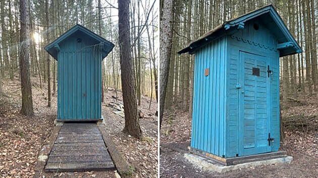 Posledn� dochovanou historickou lesn� toaletu u Beethovenovy stezky v Karlov�ch Varech se poda�ilo zachr�nit.