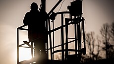 V jihlavsk�© Ä�ist�­rnÄ� vyváž�­ technika p�­sek usazený za tři roky v jedn�© z nádrž�­