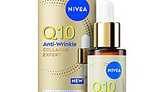 Sérum proti vráskám Nivea Q10 Collagen Expert 3 v 1 obsahuje vysokou...
