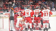 Dohady p�ed branká�em Olomouce Mat�jem Machovským.