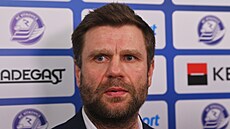 Trenér Václav Vara�a z Vítkovic po vy�azení svého týmu v p�edkole play off.