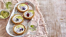 Nepe�ené tartaletky s limetkovým krémem