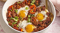 Mleté maso se sázenými vejci