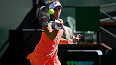 Aryna Sabalenková na turnaji v Indian Wells.