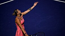 Aryna Sabalenková na turnaji v Indian Wells.