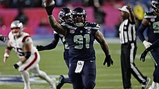 Byron Murphy b�hem Super Bowlu.