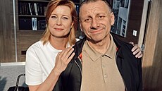 Zákulisní snímek z natá�ení seriálu Místo zlo�inu Zlín: Jitka Schneiderová a...