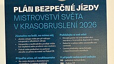 Plán bezpe�né jízdy MS v krasobruslení v Praze - manuál pro fanou�ky