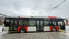 Testování nové trolejbusové linky Na Kní�ecí - U Waltrovky. (12. b�ezna 2026)