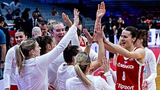 �eské basketbalistky se radují z výhry nad Brazílií v kvalifikaci o MS 2026.