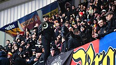 Spar�an�tí fanou�ci p�ed utkáním s Alkmaarem.