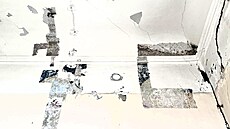 Na zámku Stekník nedaleko �atce prob�hl dopl�ující restaurátorský pr�zkum....