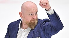 Trenér Brna Ji�í Horá�ek slaví postup do extraligového �tvrtfinále p�es...