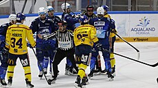 Poty�ka v zápase mezi Kometou Brno a �eskými Bud�jovicemi.