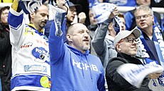 Fanou�ci Komety se radují z branky proti Bud�jovicím.