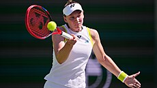 Jelena Rybakinová ve finále turnaje v Indian Wells
